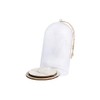 13cm Tall Plastic Bell Jar Cloche with Jute Cord for