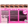 Individual Eyelashes 812pcs Cluster Lashes Kit with 2 Set of