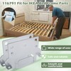 116791 Bed Frame Mounting Plates Bed Frame Brackets Replacement Fit