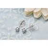 Sterling Silver Earrings for Women Men, Moissanite Hypoallergenic Small Stud