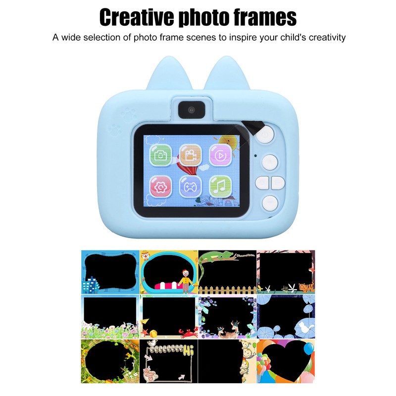 Kids Camera Toys Multifunctional High Definition Lightweight Cute Appearance Cartoon
