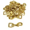 Solid Brass Swivel Trigger Hook/Clips Heavy Duty Square Ended x1