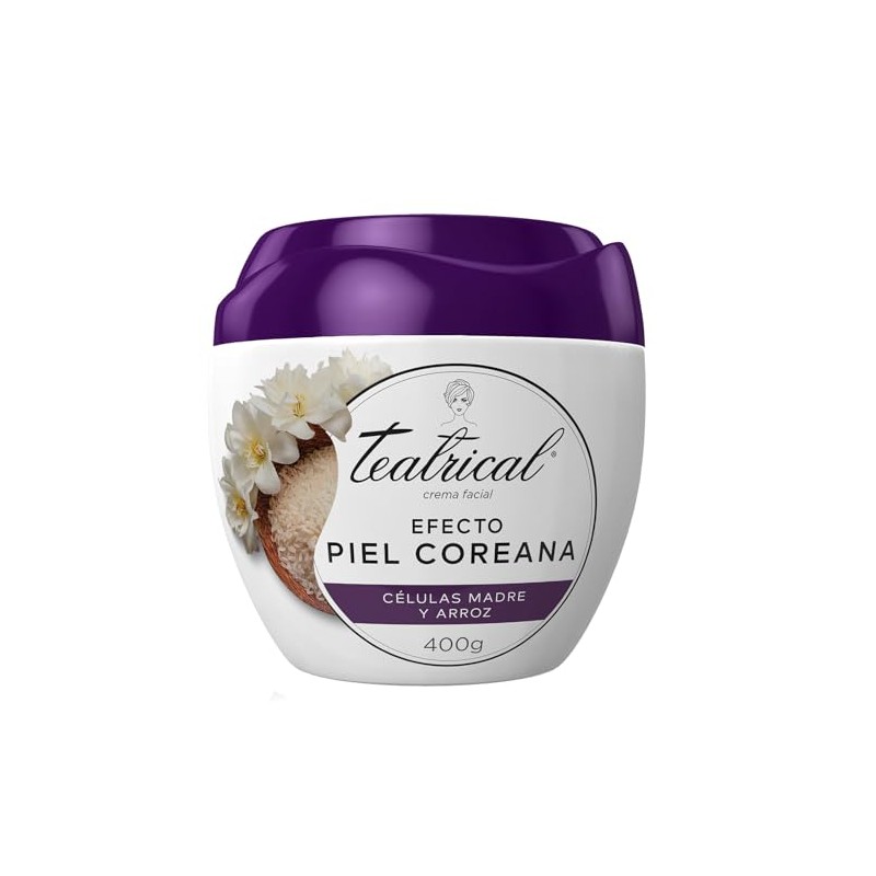 TEATRICAL Piel Coreana Crema Facial Con Células Madre y Arroz.