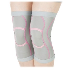 Fujipax Sales Skin Sensory Knee Supporter "Aruko" Set of 2, Gray, Medium Size