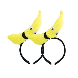Mikinona Yellow Banana Party Hair Band Stylish Headwear Performance Hair Band for Women