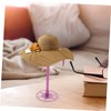 TEHAUX 3pcs Portable Wig Holder Stand for Wigs and Hats