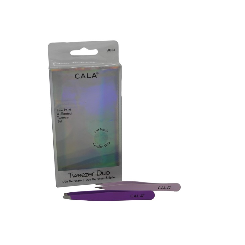 Cala Soft touch orchid tweezer duo