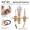 Aupoko Burner Pilot Kit, M8*1 Thermocouple and 900mm Ignition Pilot,