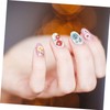 Baluue DIY Fingernail Flower Patches 12 Pieces Ceramic Nail Art
