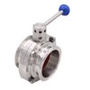 DERNORD Sanitary Butterfly Valve with Pull Handle Stainless Steel 304