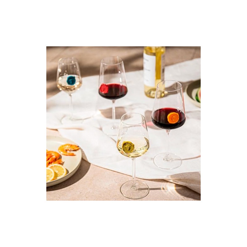 Vacu Vin Classic - Rotuladores para vaso de uva (8