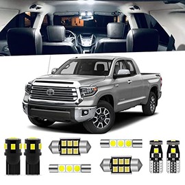 ENDPAGE 18pcs Tundra LED Interior Light Kit Package for Toyota Tundra 2007 2008 2009 2010 2011 2012 2013 2014 2015 2016 2017 2018 2019 2020 2021 + Cargo Lights, License Plate Lights, Install Tool