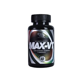 PROTGT | Max-vt Multivitamínico | 100% Natural | Cápsulas con Guaraná, Vitaminas Y Minerales | Para Hombres, Mujeres Y Deportistas | Suplemento Natural para Vitalidad Y Rendimiento