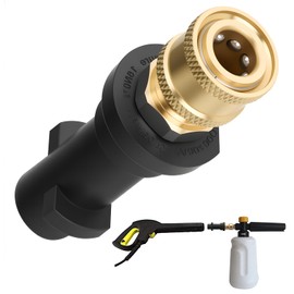 Quick Connect adapter for Compatible with Karcher K2 K3 K4 K5 K6 K7, 1/4 Female Quick Connect Adapter for Foam Cannons Nozzles, Universal High Pressure Washer Release Gun Adapters Conversion Fitting