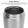 Shaker Bottle Stainless Steel Protein Shaker with Scales Portable Shaker