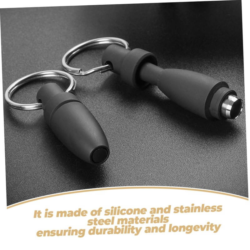 Healeved 4pcs Cigar Puncher Keychain Cigar Hole Opener Tool Punching