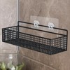 COMNICO 4 Pack Shower Caddy Adhesive Hooks Replacement, Strong Self-Adhesive