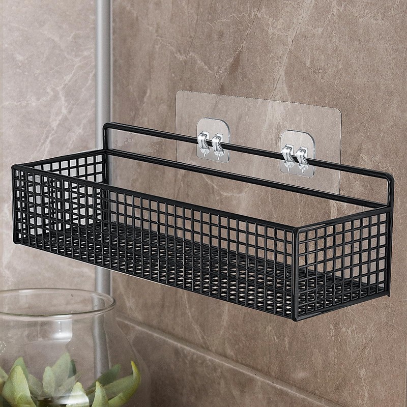 COMNICO 4 Pack Shower Caddy Adhesive Hooks Replacement, Strong Self-Adhesive