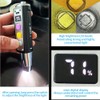LED Three Switches Three Light Sources Jade Identification Flashlight, New