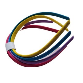 4 pack bright fabric aliceband headband womens fashion hair