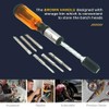 Mrisata Push Pull Ratchet Screwdriver Adjustment Spiral Ratchet Screwdriver with