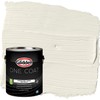 Glidden Interior Paint + Primer: White/Enduring Ice, One Coat, Semi-Gloss,