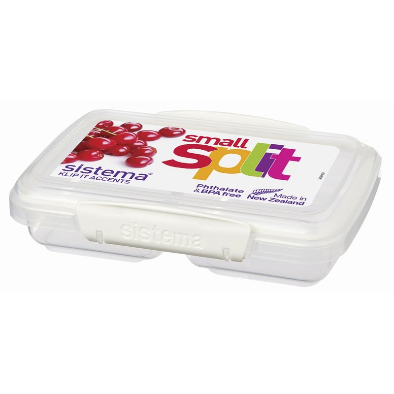 Sistema 61517 KLIP IT Accents Split Food Storage Container, 350