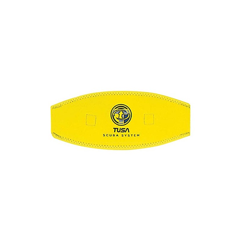 TUSA Neoprene Mask Strap Cover, Yellow