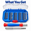 35-in-1 Precision Screwdriver Set – Magnetic Hexagonal, Flathead & Multi-Bit
