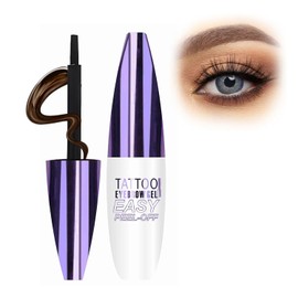 Tinte de Cejas Semi-permanente, Tattoo Brow Peel-Off, Fórmula A Prueba De Agua De Larga Duración, Mancha De Cejas Temporal A Prueba De Manchas, Tinte Semipermanente Para Cejas Más Llenas, De Aspecto Natural (#02, 10g)