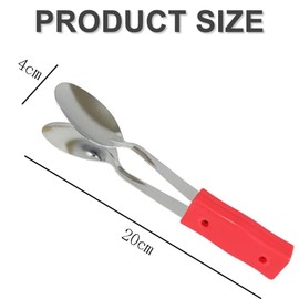 Stainless Steel Musical Spoons Musical Spoon With Handle Traditional Musical Instrument Equipment With Crisp Sound for Music Education Stage Performance and Daily Practice