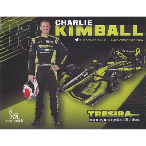 2016 CHARLIE KIMBALL "TRESIBA GANASSI RACING" #83 VERIZON INDY SERIES