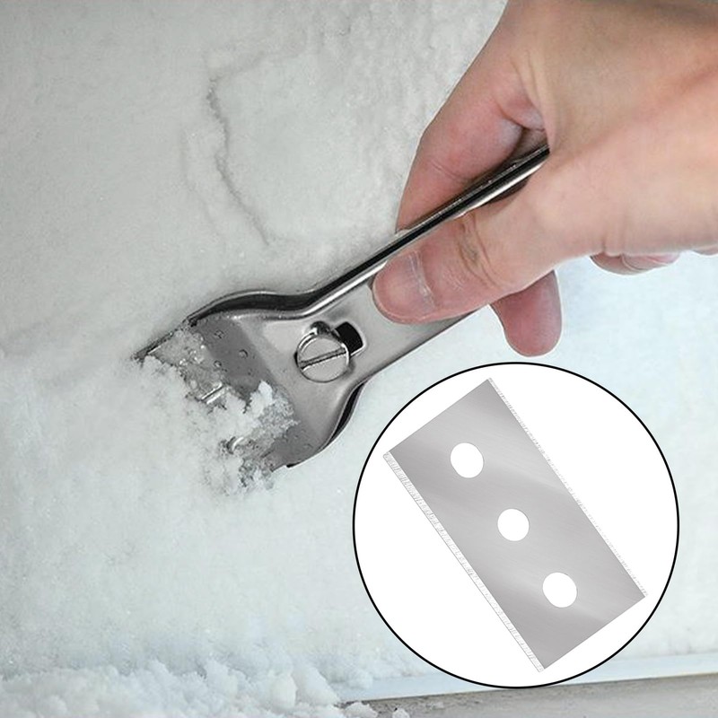 Pack of 20 Blades for Ceramic Hob Scraper, Double-Sided Scraper
