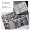 20 Rolls Black White Lace Foil for Nails Lace Nail