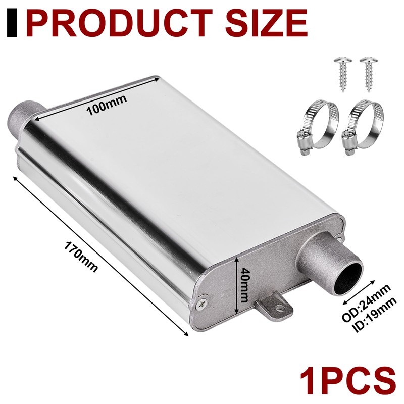 Silencer, Auxiliary Heater Made of Aluminium Alloy, Diesel Heating Exhaust