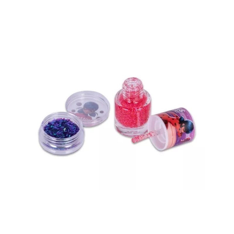 Lady Bud Set De Esmaltes Uñas 3d Glitter Juguete Niñas