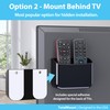 TotalMount Universal Remote Control Holders (Quantity 2 - Two Remotes
