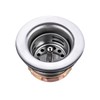 Sepaitek 2" Stainless Steel RV Sink Drain Strainer Basket, Prep