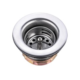 Sepaitek 2" Stainless Steel RV Sink Drain Strainer Basket, Prep Bar Sink Drain Assembly, Small Drain Fits 2-Inch or 2-1/2-Inch Openings