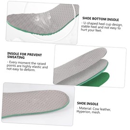 FRCOLOR Shoe Insole for Prevent Sweating Pair Anti-loose Shoepad Breathable Summer Insole Odor Comfortable Fit