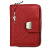 Ladies’ Cowhide Purse/Wallet 5197 - Red - 9x13cm