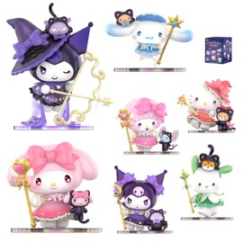 TOP TOY Sanrio Caja Sorpresa Starry Night Party Magician Serie Figura | Coleccionable de Estilo Decoración de Escritorio Estética Figura de Arte Edici