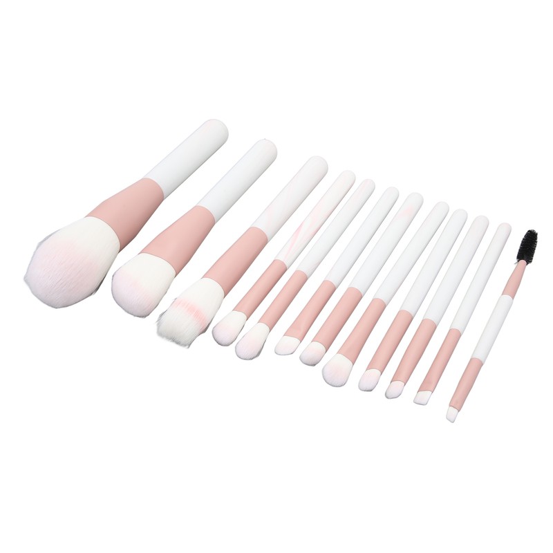 12Pcs Makeup Brushes Set Synthetic Cosmetic Brush Artificial Fiber Soft