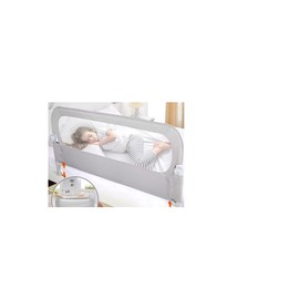 NUTIKAS Baby Bed Rail Guard for Toddlers -46" Toddler Bed Rails for Twin, Full, Queen, King Bunk Size Bed Swing Down Bedrail Extral Tall Child Safety Side Railing Guards for Kids