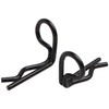 GDOOL 30-Pack 90-Degree Angle 1mm Body Clips Bent Springy Pins