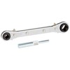 Uniweld 70022 Reversible Ratchet Wrench with DHVA Dual Hex Wrench