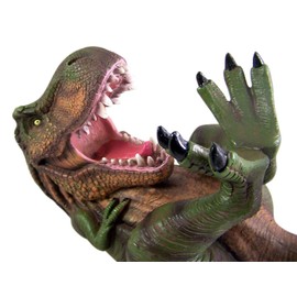 Winosaurus Rex Dinosaur Tabletop Wine Bottle Holder, 9 1/2 Inches