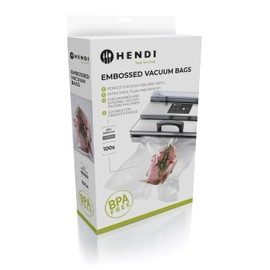 HENDI Embossed vacuum bags, 150x250 mm