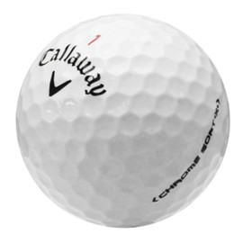 GOLF BALL DIVERS for Callaway Chrome Soft X Recycled Golf Balls, AAAAA Grade, Mint Condition (White, 48 Balls)