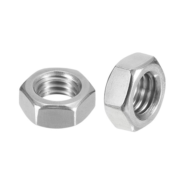 METALLIXITY Hex Nuts (5/8"-11) 10Pcs, 316 Stainless Steel Coarse Thread